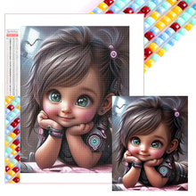 Load image into Gallery viewer, Diamond Painting - Full Square - Cute girl character series (40*50CM)
