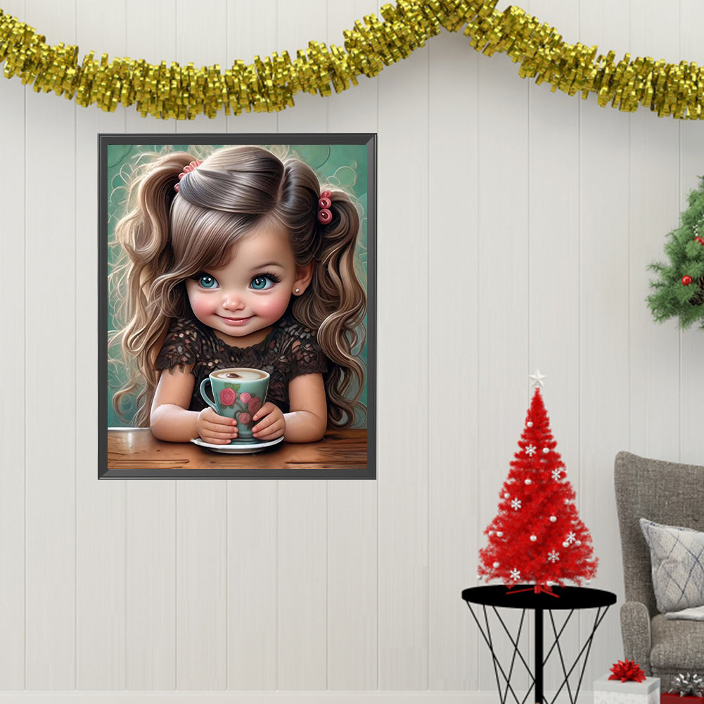Diamond Painting - Full Square - Cute girl character series (40*50CM)