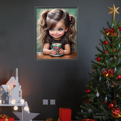 Diamond Painting - Full Square - Cute girl character series (40*50CM)
