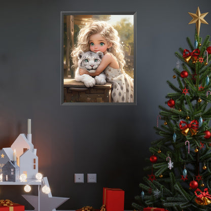 Diamond Painting - Full Square - Cute girl character series (40*50CM)