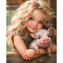 Load image into Gallery viewer, Diamond Painting - Full Square - Cute girl character series (40*50CM)
