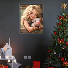 Load image into Gallery viewer, Diamond Painting - Full Square - Cute girl character series (40*50CM)
