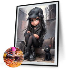 Load image into Gallery viewer, Diamond Painting - Full Square - Cute girl character series (40*50CM)
