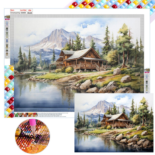 Diamond Painting - Full Square - country house (45*60CM)
