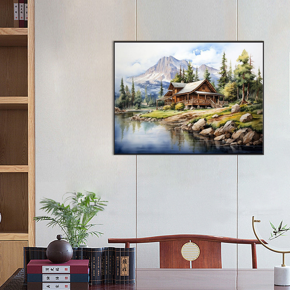 Diamond Painting - Full Square - country house (45*60CM)