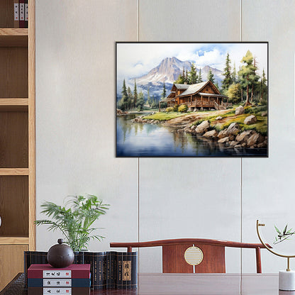 Diamond Painting - Full Square - country house (45*60CM)