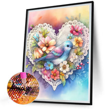 Load image into Gallery viewer, Diamond Painting - Full Round - Hearts and birds (30*40CM)

