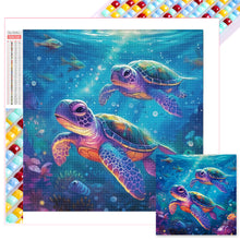 Load image into Gallery viewer, Diamond Painting - Full Square - sea turtle (40*40CM)
