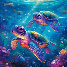 Load image into Gallery viewer, Diamond Painting - Full Square - sea turtle (40*40CM)
