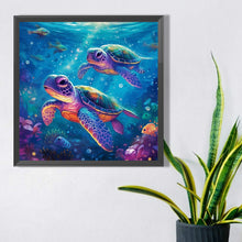 Load image into Gallery viewer, Diamond Painting - Full Square - sea turtle (40*40CM)
