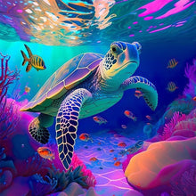Load image into Gallery viewer, Diamond Painting - Full Square - sea turtle (40*40CM)
