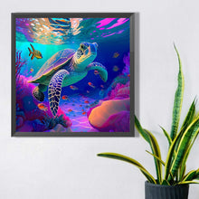 Load image into Gallery viewer, Diamond Painting - Full Square - sea turtle (40*40CM)
