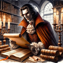 Load image into Gallery viewer, Diamond Painting - Full Round - vampire (40*40CM)

