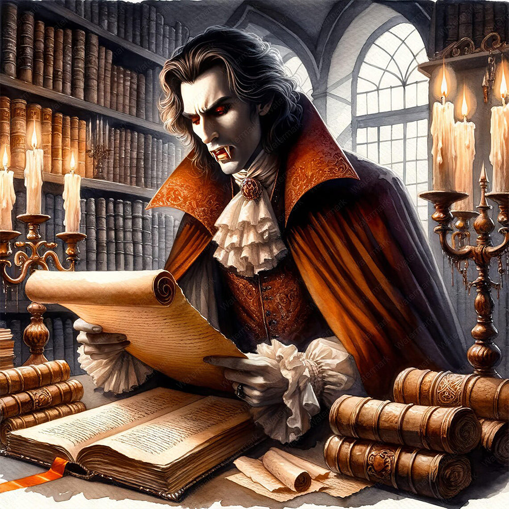 Diamond Painting - Full Round - vampire (40*40CM)