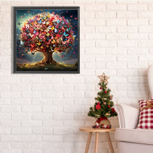 Load image into Gallery viewer, Diamond Painting - Full Square - butterfly tree (40*40CM)
