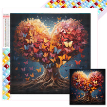Load image into Gallery viewer, Diamond Painting - Full Square - butterfly tree (40*40CM)

