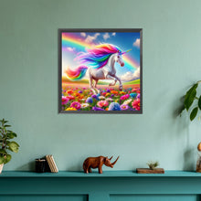 Load image into Gallery viewer, Diamond Painting - Full Round - garden unicorn (30*30CM)
