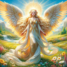 Load image into Gallery viewer, Diamond Painting - Full Round - angel girl (30*30CM)

