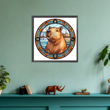 Load image into Gallery viewer, Diamond Painting - Full Round - capibala glass painting (30*30CM)

