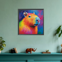 Load image into Gallery viewer, Diamond Painting - Full Round - Colorful capybara (30*30CM)
