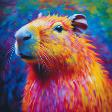 Load image into Gallery viewer, Diamond Painting - Full Round - Colorful capybara (30*30CM)
