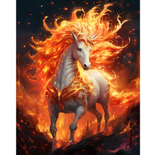 Load image into Gallery viewer, Diamond Painting - Full Round - fire horse (40*50CM)
