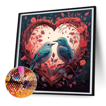 Load image into Gallery viewer, Diamond Painting - Full Round - love for birds (30*30CM)

