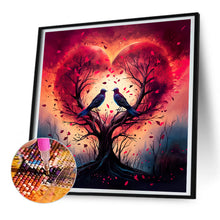 Load image into Gallery viewer, Diamond Painting - Full Round - love for birds (30*30CM)
