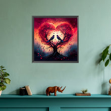 Load image into Gallery viewer, Diamond Painting - Full Round - love for birds (30*30CM)
