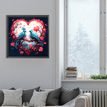 Load image into Gallery viewer, Diamond Painting - Full Round - love for birds (30*30CM)
