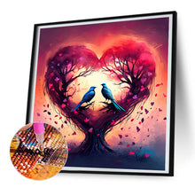 Load image into Gallery viewer, Diamond Painting - Full Round - love for birds (30*30CM)
