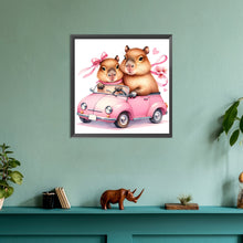 Load image into Gallery viewer, Diamond Painting - Full Round - capybara capybara (30*30CM)
