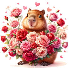 Load image into Gallery viewer, Diamond Painting - Full Round - capybara capybara (30*30CM)
