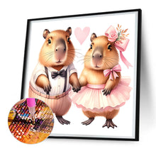 Load image into Gallery viewer, Diamond Painting - Full Round - capybara capybara (30*30CM)
