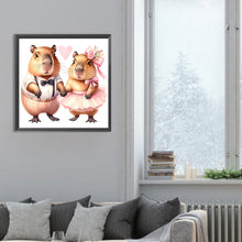 Load image into Gallery viewer, Diamond Painting - Full Round - capybara capybara (30*30CM)
