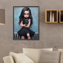 Load image into Gallery viewer, Diamond Painting - Full Round - sweet cool girl (30*40CM)
