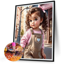 Load image into Gallery viewer, Diamond Painting - Full Round - sweet girl (30*40CM)
