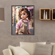 Load image into Gallery viewer, Diamond Painting - Full Round - sweet girl (30*40CM)
