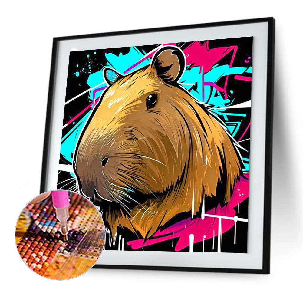 Diamond Painting - Full Round - Capybara (30*30CM)
