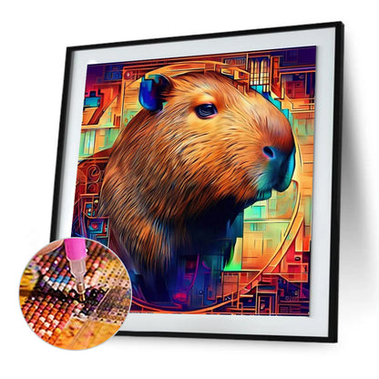 Diamond Painting - Full Round - Capybara (30*30CM)
