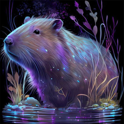 Diamond Painting - Full Round - Capybara (30*30CM)