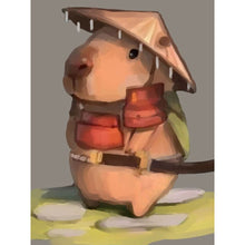 Load image into Gallery viewer, Diamond Painting - Full Round - Martial Arts Capybara (30*40CM)
