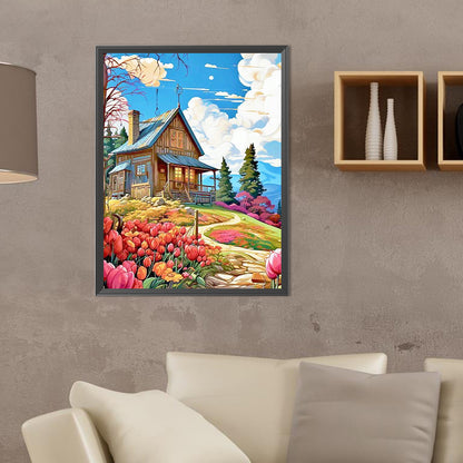 Diamond Painting - Full Round - tulip hut (30*40CM)