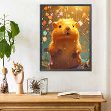 Load image into Gallery viewer, Diamond Painting - Full Round - Flowers, Fireworks and Capybara (30*40CM)
