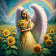 Load image into Gallery viewer, Diamond Painting - Full Round - angel woman (30*30CM)
