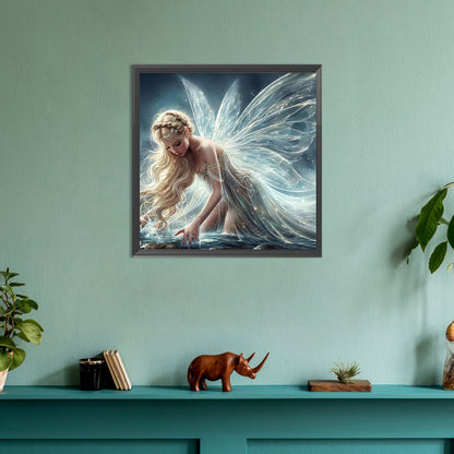 Diamond Painting - Full Round - angel woman (30*30CM)