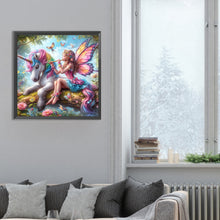 Load image into Gallery viewer, Diamond Painting - Full Round - angel woman (30*30CM)
