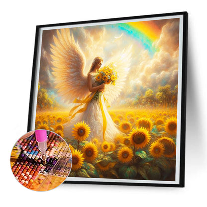 Diamond Painting - Full Round - angel woman (30*30CM)