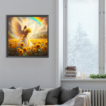 Diamond Painting - Full Round - angel woman (30*30CM)