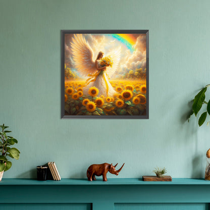 Diamond Painting - Full Round - angel woman (30*30CM)